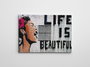 Wallity Lienzo Decorativo Banksy WY132 50 x 70 cm